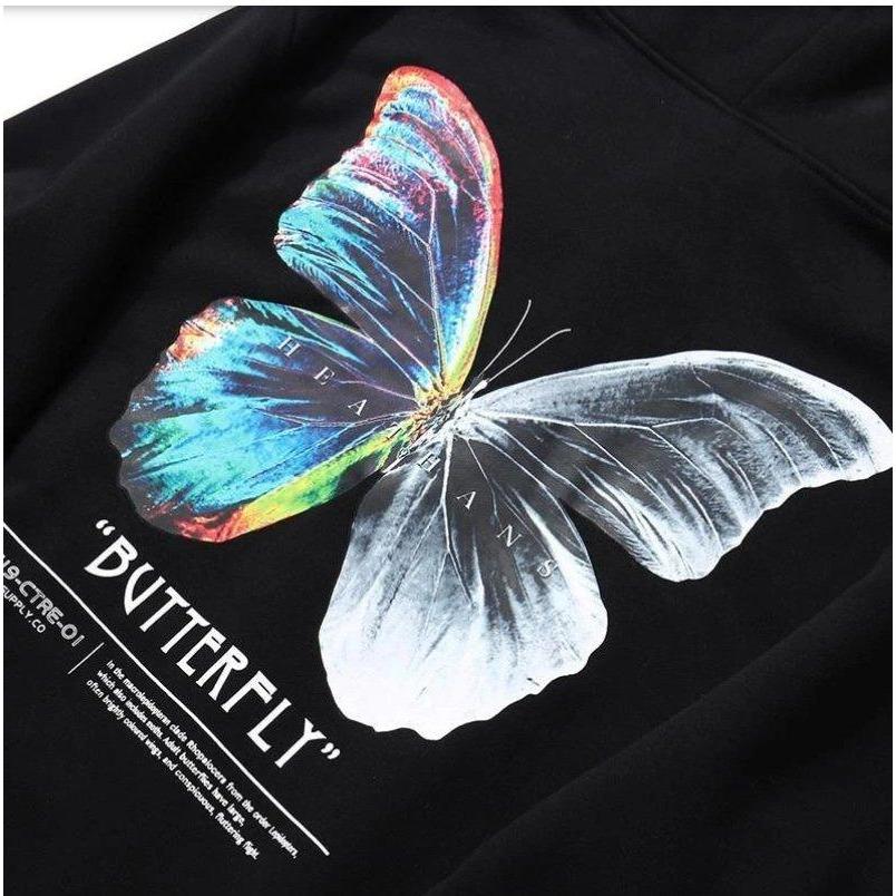 Hoodie Papillon Élégance