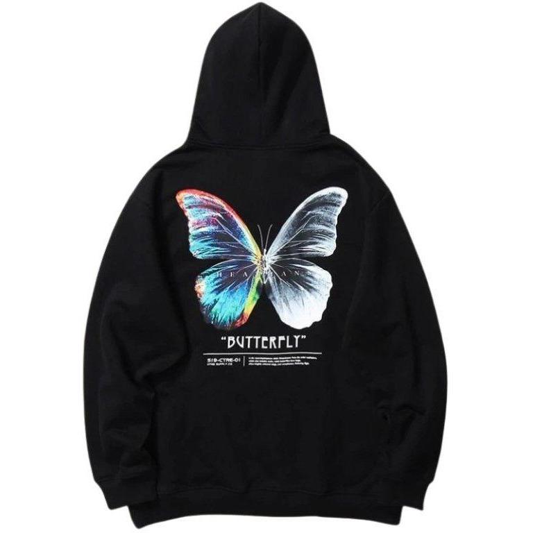 Hoodie Papillon Élégance