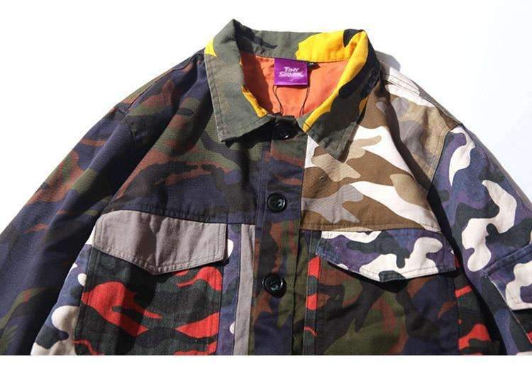 VESTE PATCH CAMO